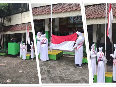 Kegiatan Upacara Bendera 